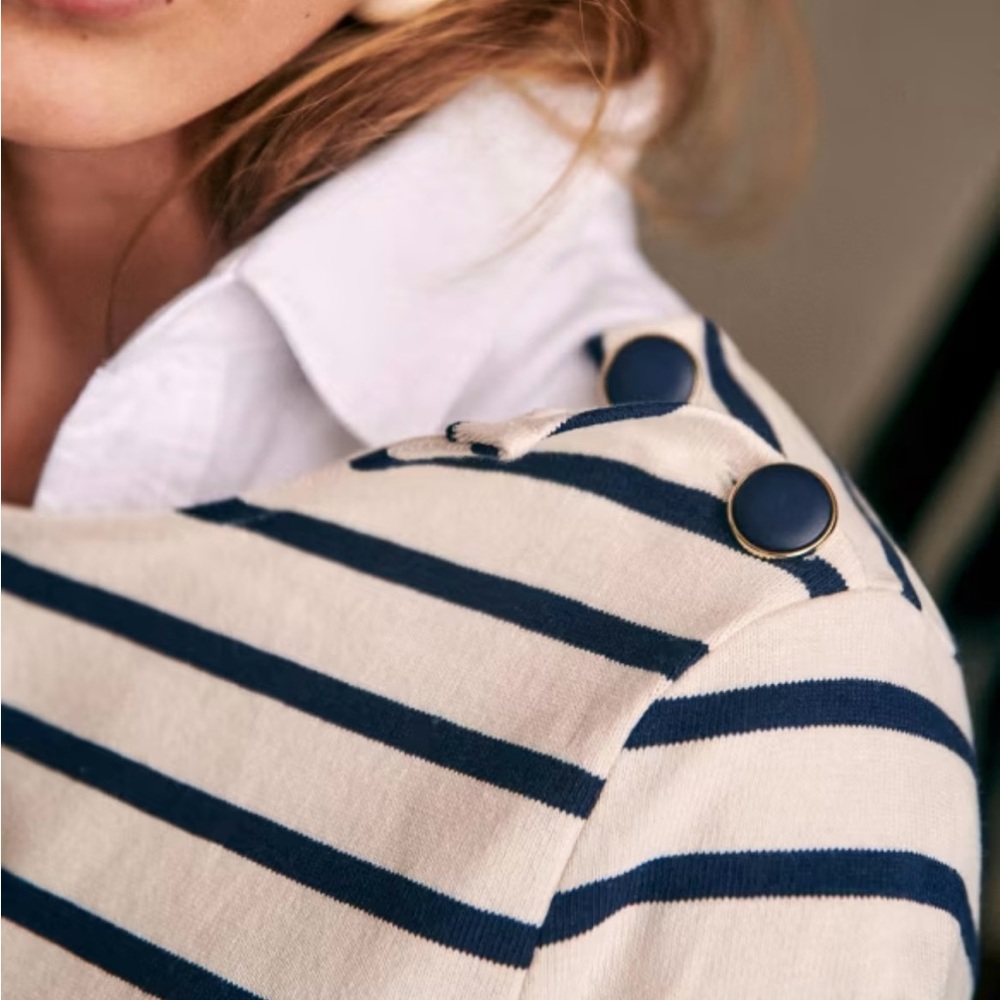 Sezane COLETTE MARINIÈRE sweater XS Like New